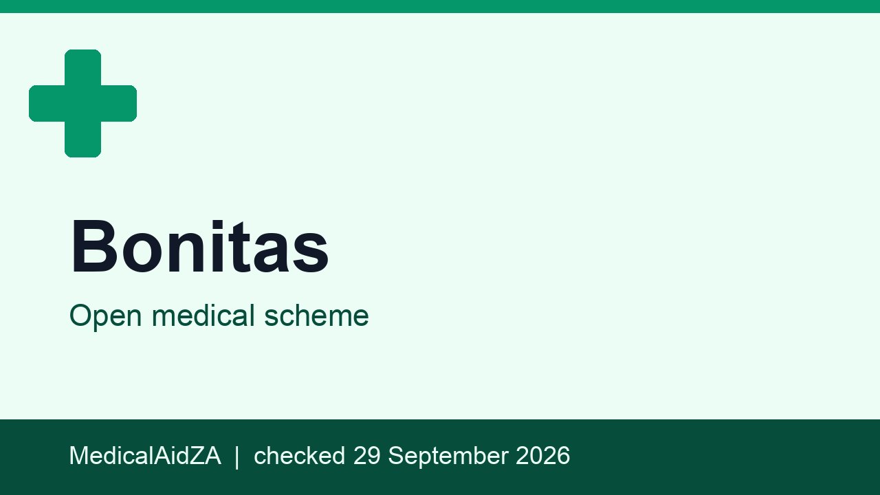Bonitas: open medical scheme, MedicalAidZA review
