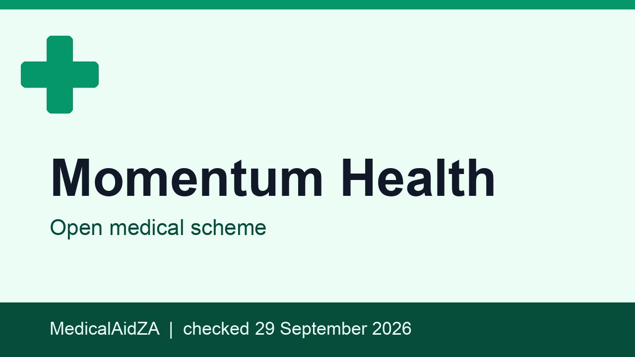 Momentum Health: open medical scheme, MedicalAidZA review