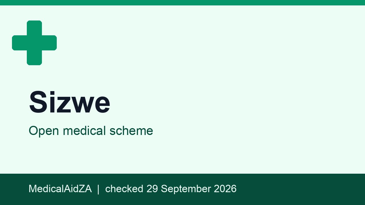 Sizwe: open medical scheme, MedicalAidZA review