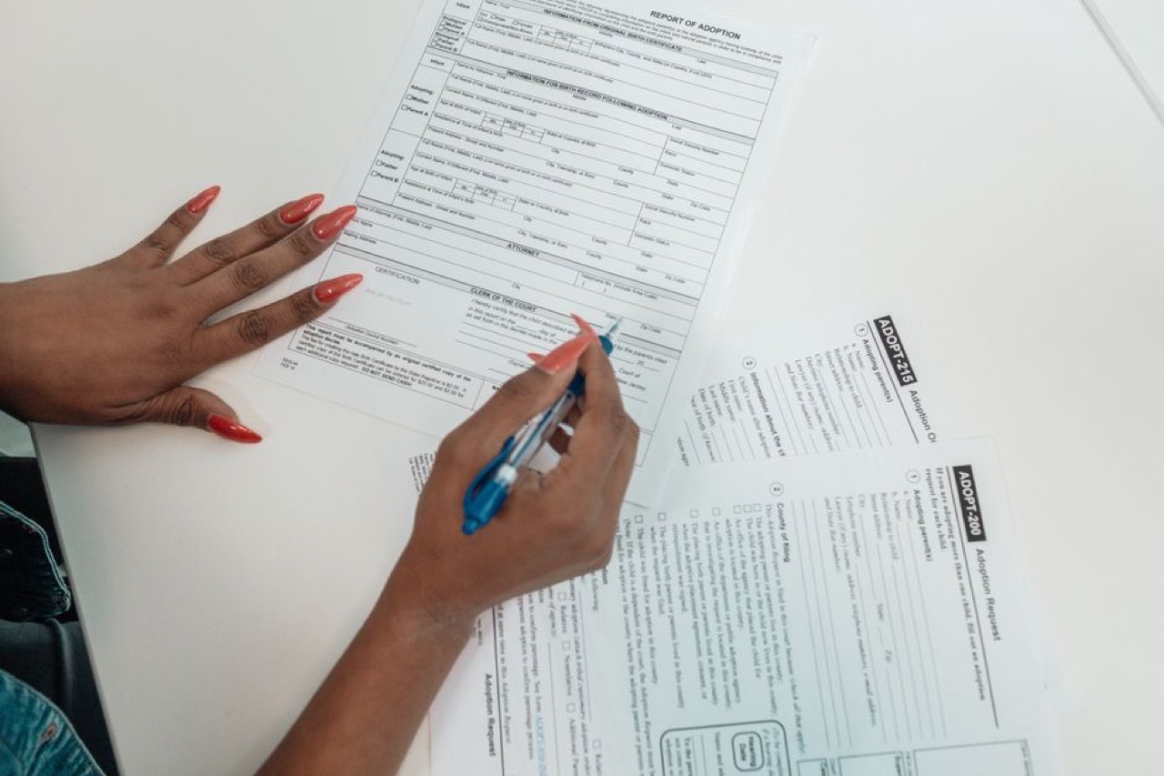 Person filling application form - Medical aid claim submission letter template